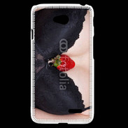 Coque LG L70 soutien gorge avec une fraise