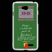 Coque LG L70 Merci l'arbitre Bonus offensif-défensif Vert
