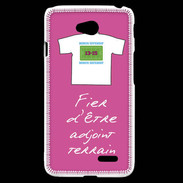 Coque LG L70 Bonus offensif-Défensif Adjoint terrain Rose