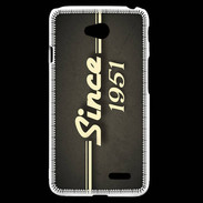 Coque LG L70 Since crane gris 1951