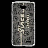 Coque LG L70 Since crane gris 1956