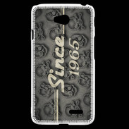 Coque LG L70 Since crane gris 1965