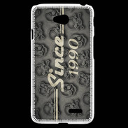 Coque LG L70 Since crane gris 1990