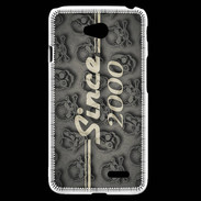 Coque LG L70 Since crane gris 2000