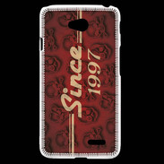 Coque LG L70 Since crane rouge 1997