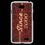 Coque LG L70 Since crane rouge 2000