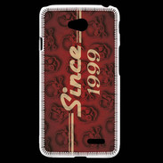 Coque LG L70 Since crane rouge 1999