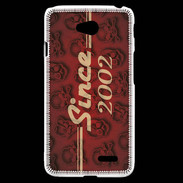 Coque LG L70 Since crane rouge 2002