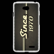 Coque LG L70 Since 1970 gris