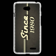 Coque LG L70 Since 1980 gris