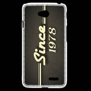 Coque LG L70 Since 1978 gris
