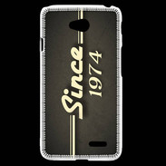 Coque LG L70 Since 1974 gris