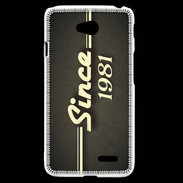 Coque LG L70 Since 1981 gris