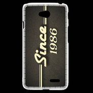Coque LG L70 Since 1986 gris