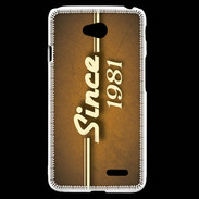Coque LG L70 Orange since 1981
