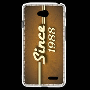 Coque LG L70 Orange since 1988