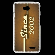 Coque LG L70 Orange since 2002