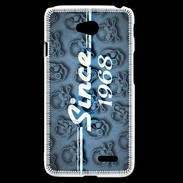 Coque LG L70 Since crane bleu 1968