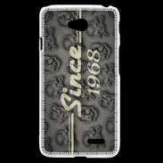 Coque LG L70 Since crane gris 1968