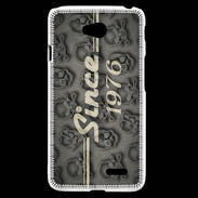 Coque LG L70 Since crane gris 1976