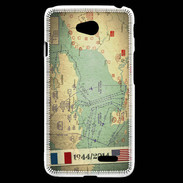 Coque LG L70 Débarquement Normandie Carte ZG