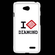 Coque LG L70 I love Diamond