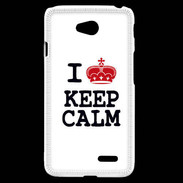 Coque LG L70 I love Keep Calm