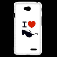 Coque LG L70 I love Lunette Fun 2