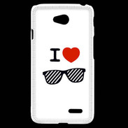 Coque LG L70 I love Lunette Fun 3