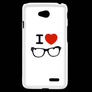 Coque LG L70 I love Lunette 