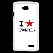 Coque LG L70 I love Revolution