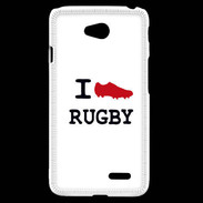 Coque LG L70 I love Rugby