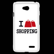 Coque LG L70 I love Shopping