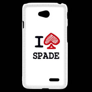 Coque LG L70 I love Spade