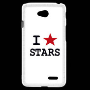 Coque LG L70 I love Stars