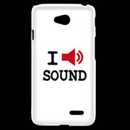 Coque LG L70 I love Sound