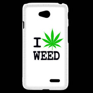 Coque LG L70 I love Weed