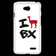 Coque LG L70 I love Lama
