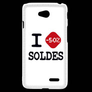 Coque LG L70 I love Soldes