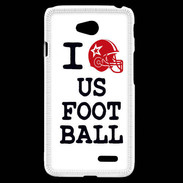 Coque LG L70 I love US Football