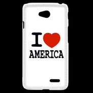 Coque LG L70 I love America