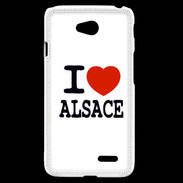 Coque LG L70 I love Alsace
