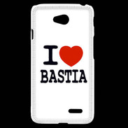 Coque LG L70 I love Bastia