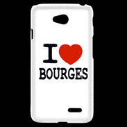 Coque LG L70 I love Bourges