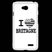 Coque LG L70 I love Bretagne 3