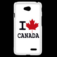 Coque LG L70 I love Canada 2