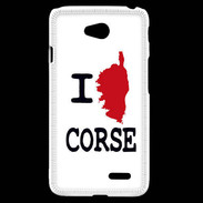 Coque LG L70 I love Corse 3
