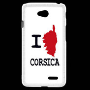 Coque LG L70 I love Corsica 3