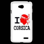 Coque LG L70 I love Corsica 2