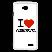 Coque LG L70 I love Courchevel